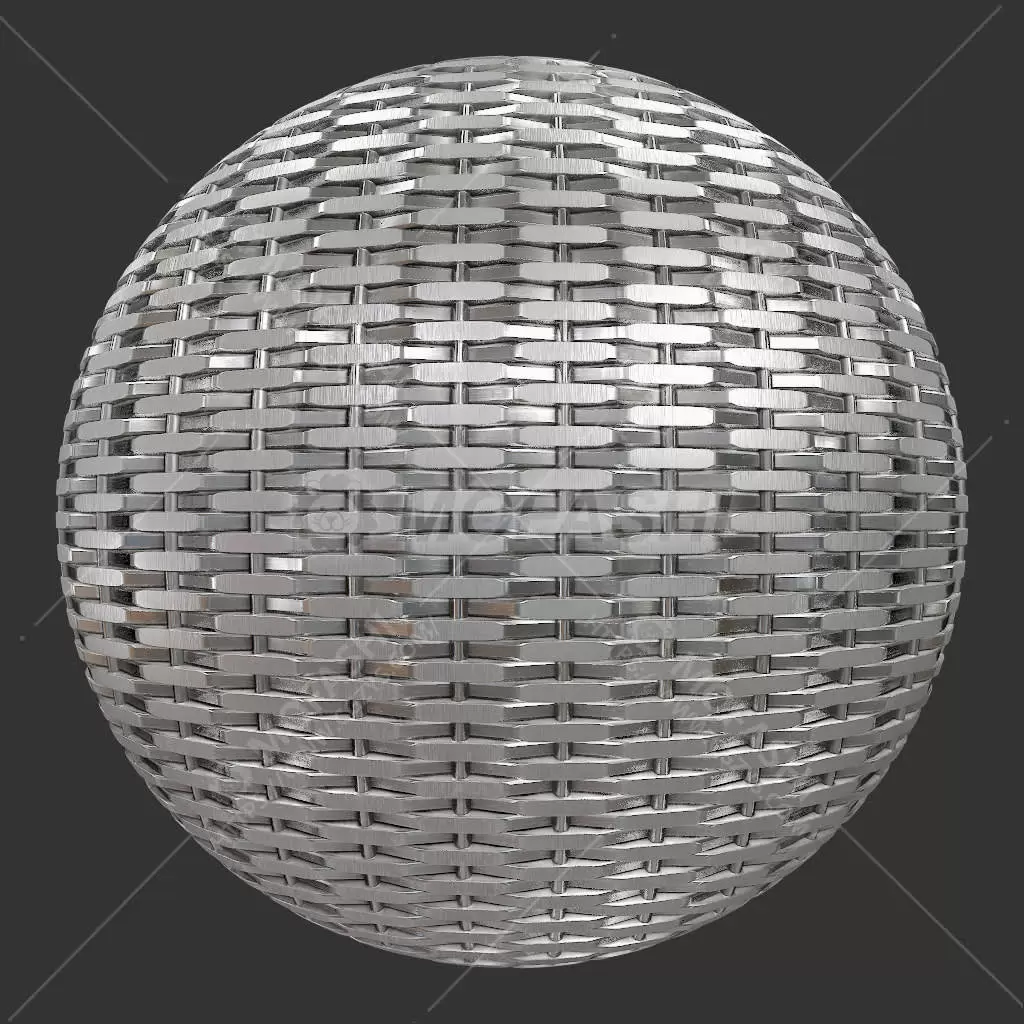 魔法狮-金属贴图-MetalDesignerWeaveSteel001