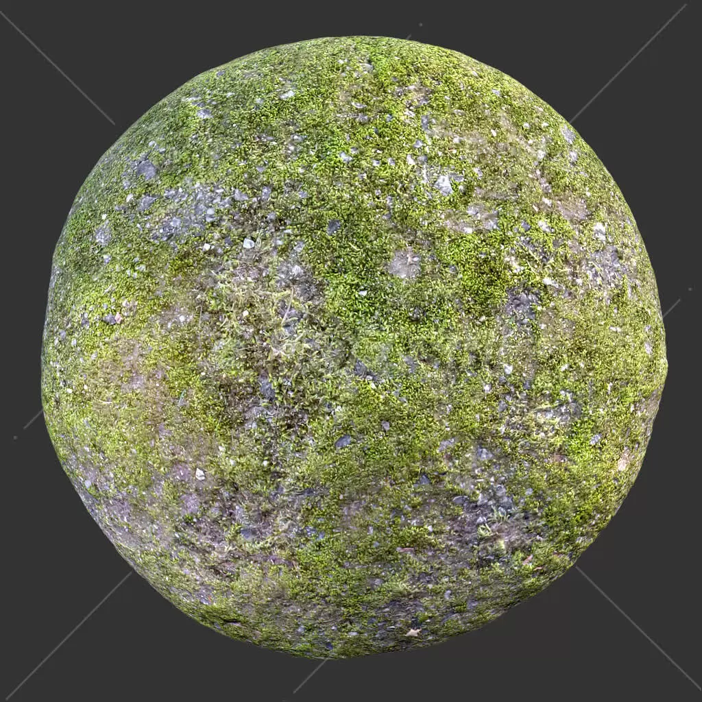魔法狮-岩石贴图-RockMossyFull007