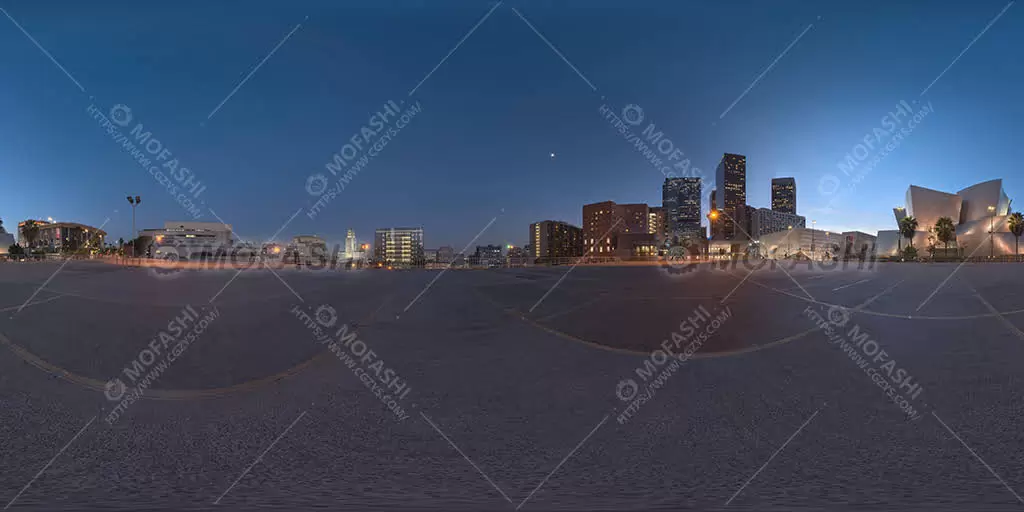 魔法师-HDRI-HdrOutdoorCityParkingLotEveningClear001_JPG_6K